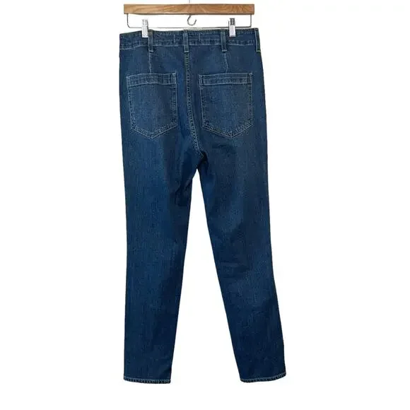 AMO Women's High Rise Blue Jeans - Picture 3 of 9